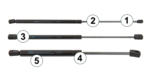 TRW X-tend Lift Supports 