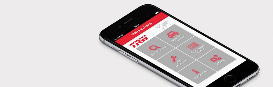 TRW launches new Part Finder App for Europe and Asia